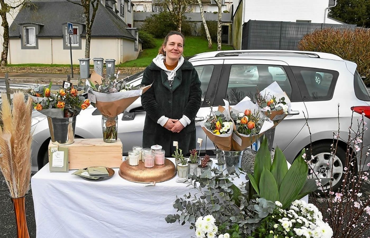 Sandrine Gainche ouvre son atelier de décoration florale